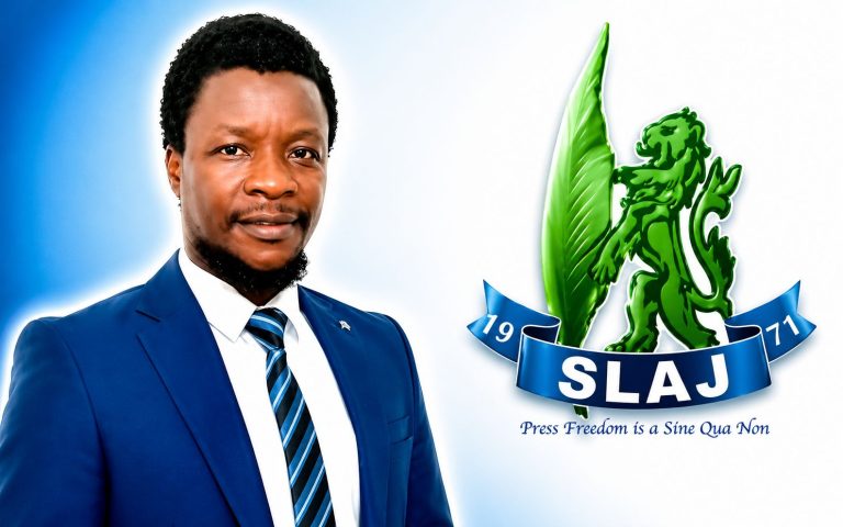 SLAJ President Alhaji Manika Kamara